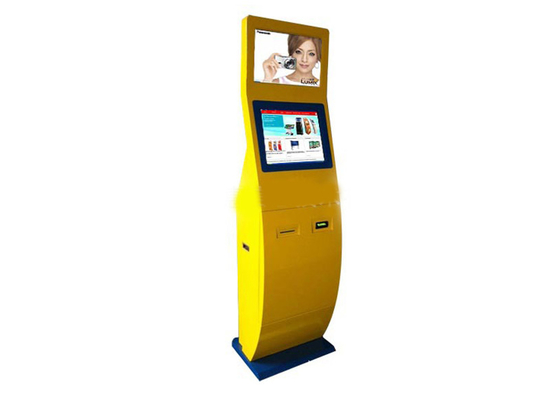 High Precision Interactive Touch Screen Kiosk / Four Core LCD Digital Signage