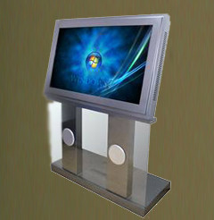 52" 55" 65" All in One  IR Touch Screen Kiosk Internet CPU I5 Chipset , 500cd/ m2