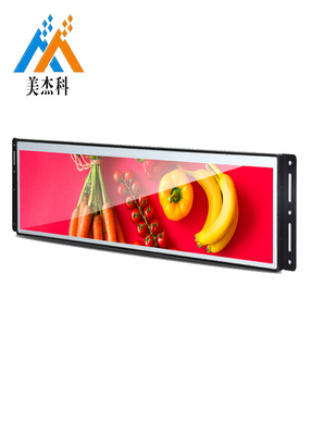 Bus Signage Stretched Lcd Monitor 16.3" Digital Shelf Edge Displays LED Backlight