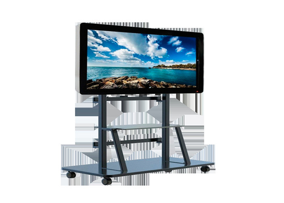 Movable Digital Signage Screens , 65 Inch Free Standing Lcd Display 4k 500cd/m²