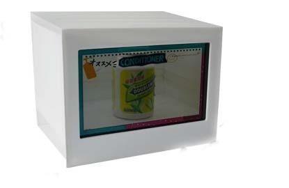 WIFI HD Transparent LCD Display Advertising Screen 21.5 Inch With Show Case