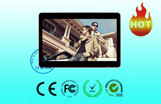 High Resolution Wall Mount LCD Display 16.7M Real Color / 16:9 Ratio