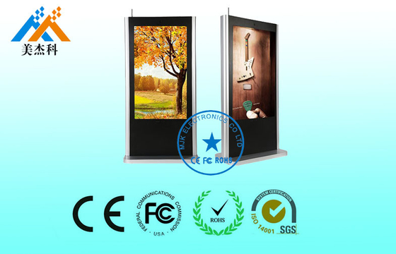 65inch Floor Standing Digital Signage Free Standing 16:9 Aspect Ratio