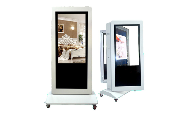 46 Inch Touch Screen Windproof Vertical Digital Signage Display 1080P Android 4.4/5.1