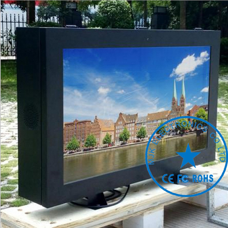 IP 65 Touch Screen Wifi Digital Signage Totem High Brightness Metal Case
