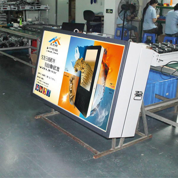 42" Windproof Wall Mounting Advertising Digital Signage With Touch Kiosk