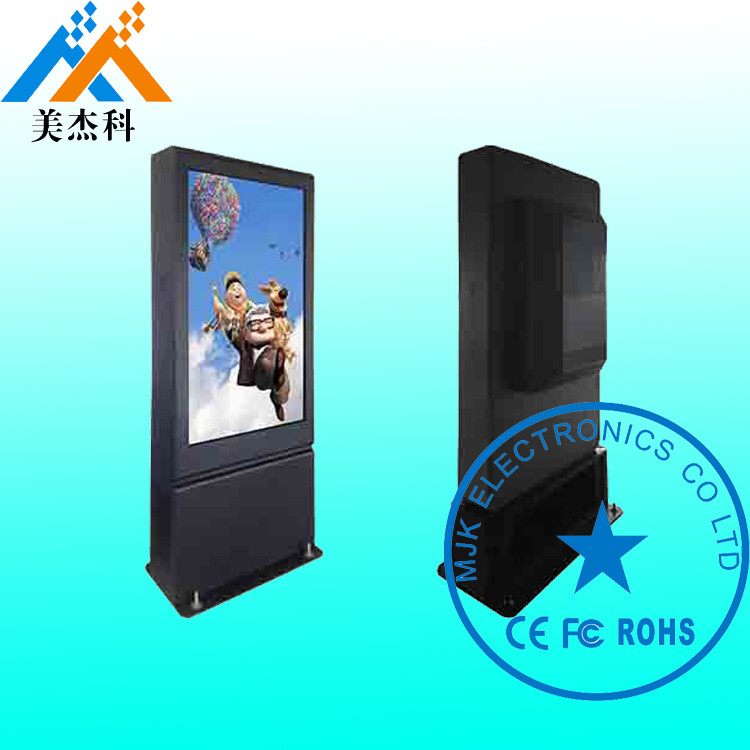 Free Standing Led Digital Signage , Lcd Advertising Display Windows I3 I5 1037k J1900