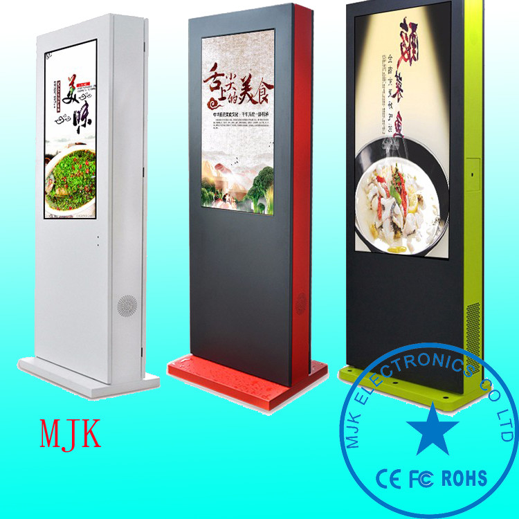 HD Screen Floor Standing Digital Signage Waterproof Quickly Response 6S