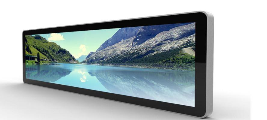 28 Inch High Resolution Wall Mounted Digital Signage Display For Supermarket