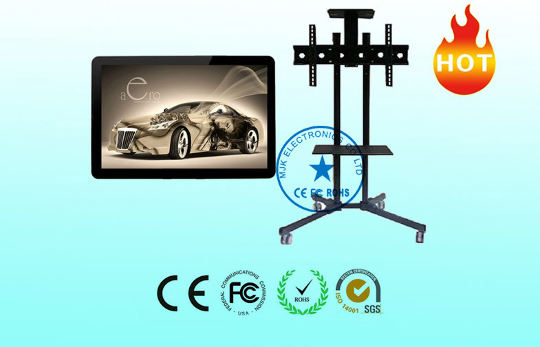 External HD Free Standing Digital Signage Kiosk Touch Screen 1080P For School