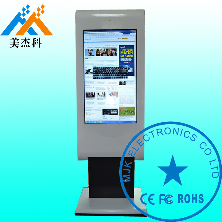 55 Inch Rustproof Exterior Digital Signage Stands 1920*1080 Silver Metal Case