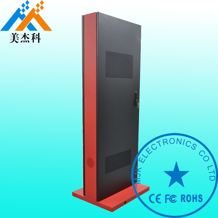 Kiosk Vertical Touch Screen Digital Signage , Sunlight Readable Lcd Digital Poster