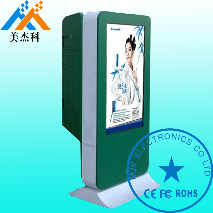 65 Inch IP65 Weather Digital Signage Kiosk For Advertising , HD LG Screen