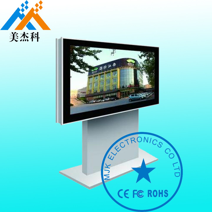 High Resolution 1920*1080p Outdoor Digital Signage Floor Standing For Supermarket
