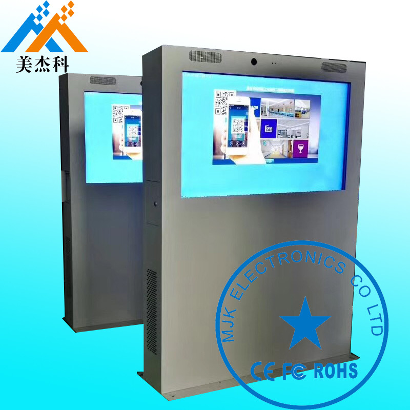 108 Inch High Resolution Android Based Digital Signage Screen Advertising For Gas Station