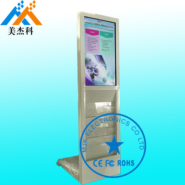 47 Inch blastproof Touch Screen Digital Signage For Advertising With Newspaper
