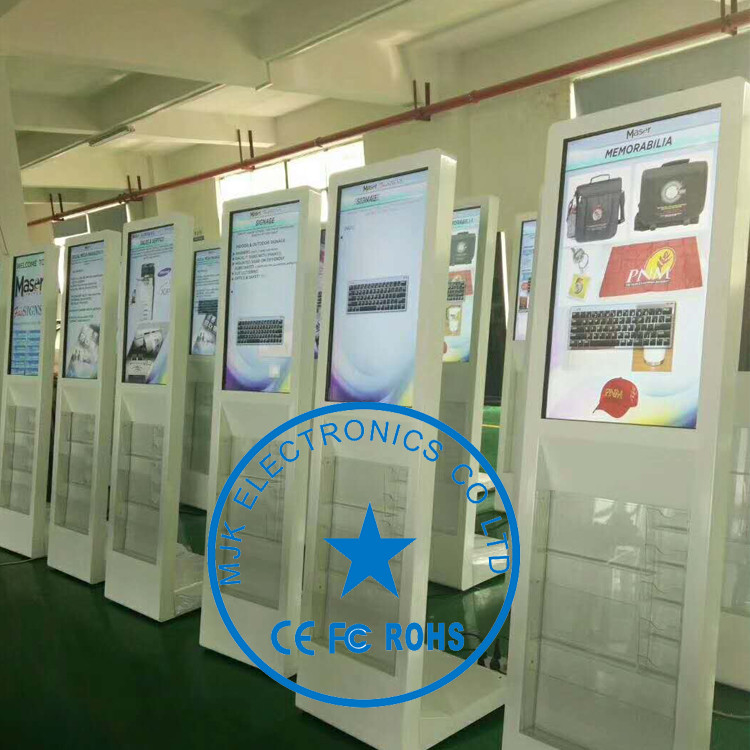 47 Inch blastproof Touch Screen Digital Signage For Advertising With Newspaper