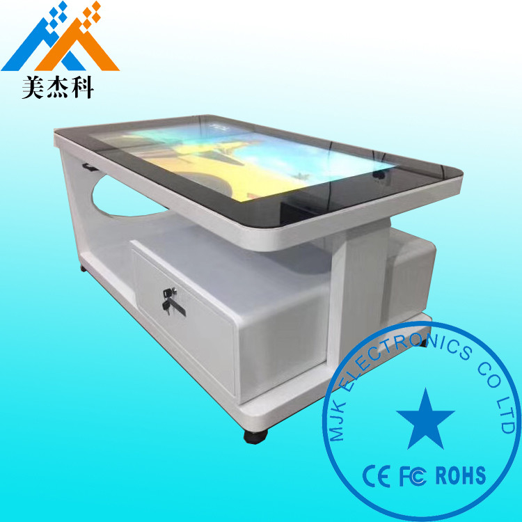 32"Touch Kiosk Tea Table Touch Screen Interactive Multi 10Points Digital Signage