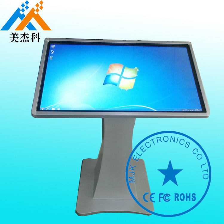 32" 10 Points Infrared Touch Kiosk High Resolution 1080P Floor Standing For Supermarket