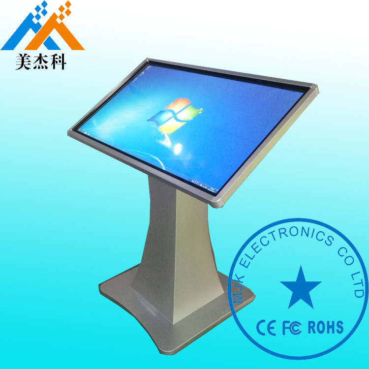 32" 10 Points Infrared Touch Kiosk High Resolution 1080P Floor Standing For Supermarket