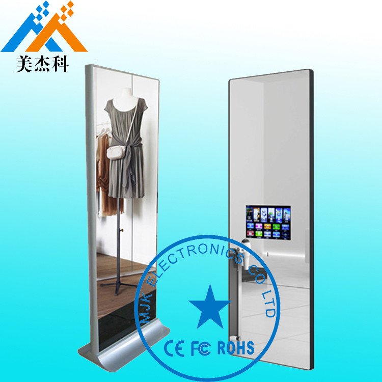 Portable Selfie Magic Mirror Display Photo Booth Machine , Mirror Lcd Display