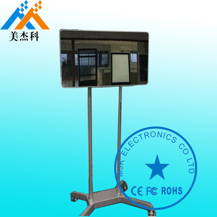 32 Inch Touch Kiosk Floor Stand Magic Mirror Display Stand Alone Digital Signage Monitor