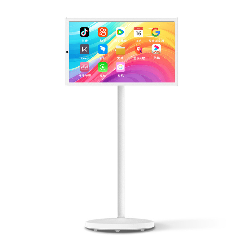 21.5 Inch Portable Android Smart Touch Screen Monitor Battery-Powered 4K Resolution LCD Display Indoor