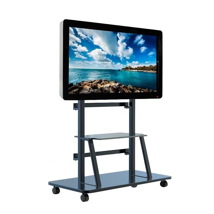 Tempered Glass Screen LCD Digital Signage Display Multimedia Interactive Whiteboard