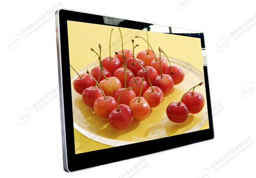 LED Backlight 19 Inch LCD Digital Signage Display Video Advertising With Split Screen