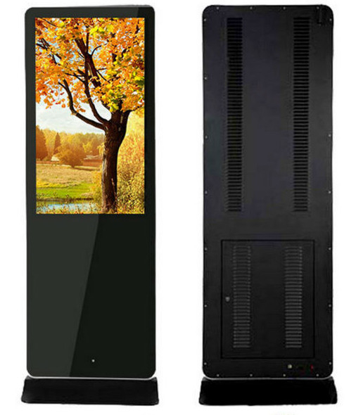 19" 22" 32" Stand Alone Digital Signage For Outdoor Advertising , Ultra - Slim LCD Display