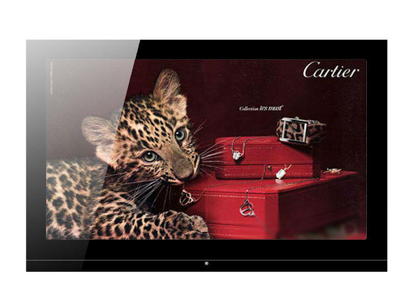 Wifi / 3G LCD Display Advertising Digital Signage 19 Inch 22 Inch 32 Inch , MPG MPEG VOB