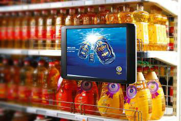 12.1 Inch LCD Digital Signage Display Screen For Advertising , 400cd/m2