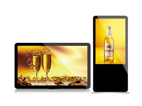 High Resolution 42 Inch LCD Digital Signage Display For Retail , anti-theft Ultrathin LCD Screen