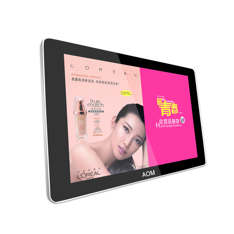Ultrathin Indoor Advertising Digital Signage 82 Inch  , Waterproof Industrial LCD Display