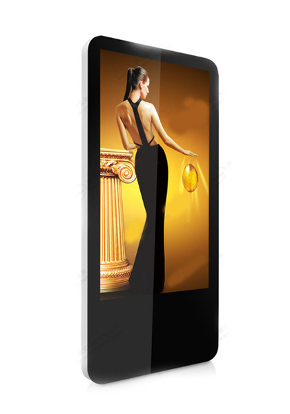 65 Inch Large Screen Advertising Digital Signage , Shinning Black LCD Advertising Player