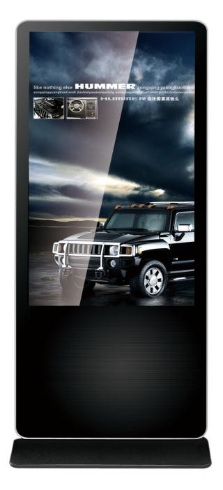 Multi Language 65 inch Digital Signage Kiosk Advertising Display Intel i5 2320 3.3GHz