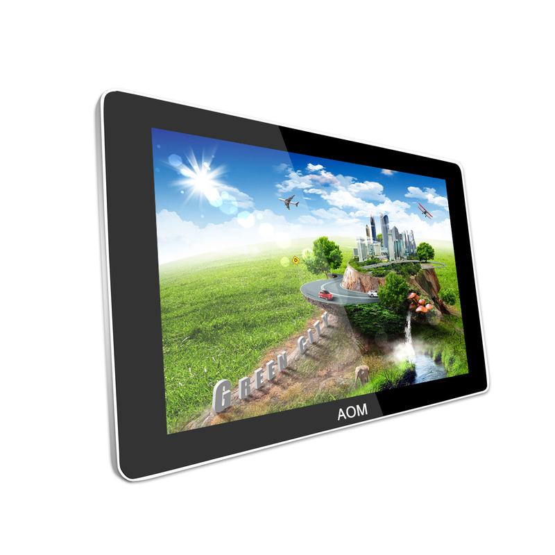 Railway Station 47 Inch Stand Alone Digital Signage Advertising , 500cd/m² LCD Display Player