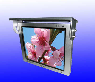 MP3 JPG MPEG1 LCD Bus Digital Signage 15 Inch , Indoor 3G Advertising Display