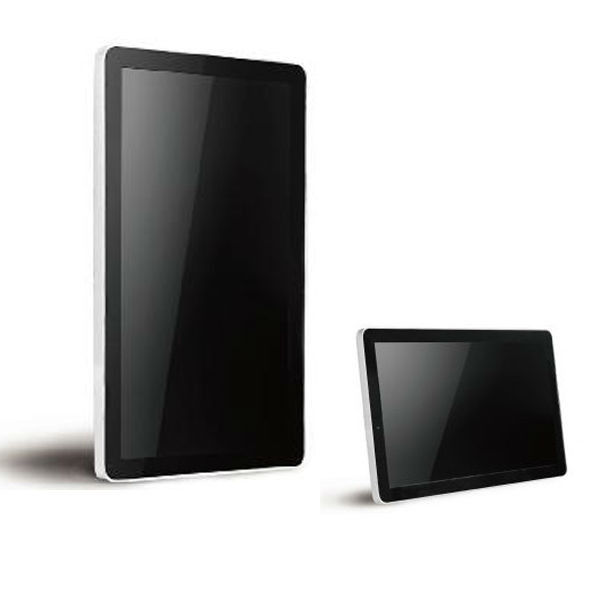 19 Inch Network Vertical LCD digital Display signage With Split Screen / Looping Playback