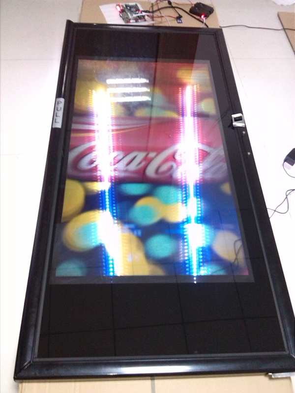 High Speed 46 Inch Transparent LCD Display Advertising High-speed response