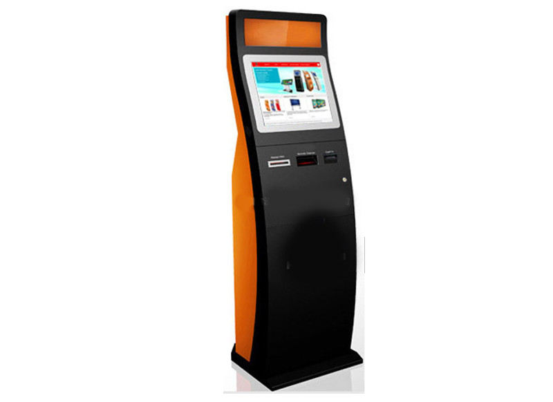 High Precision Interactive Touch Screen Kiosk / Four Core LCD Digital Signage