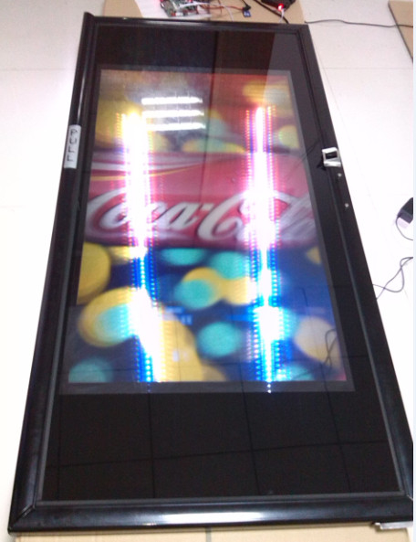 Refridgerator Door 46" Transparent LCD Display With LVDS Interface
