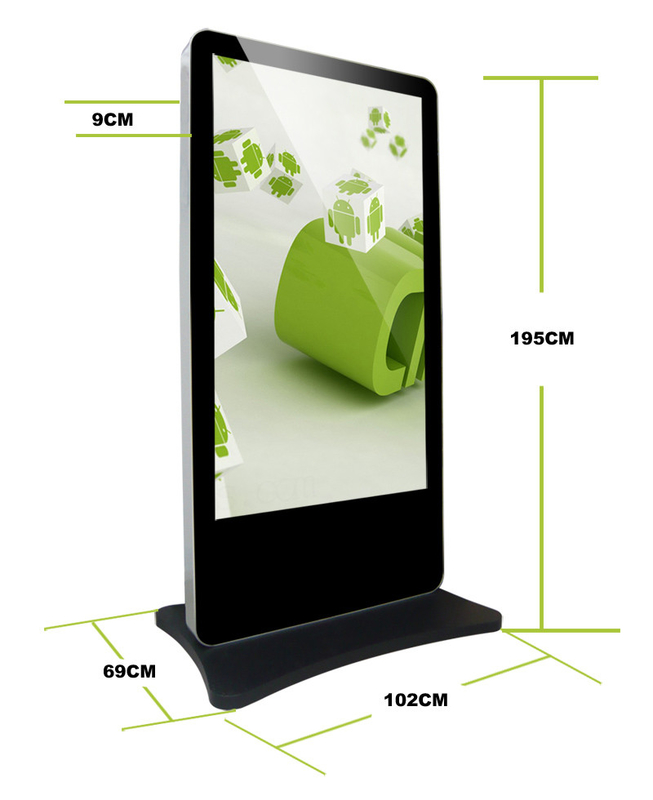 LG  65 Inch Advertising LCD Display For Museum , 110v - 240v AC