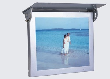 High Resolution 15"  LCD Advertising Player With HD Video , 6V - 36V DC