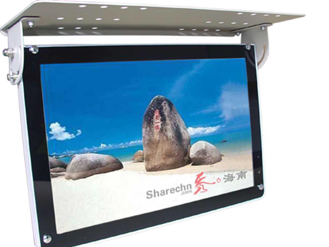 Shock Proof 24 Inch Bus Digital Signage Roof Mount With Inside Power Amplifier