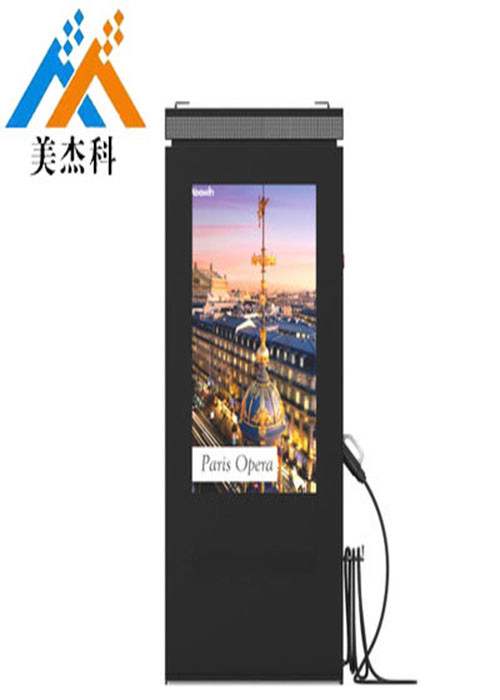 65 Inch Outdoor Digital Signage 2500 Nits Sunlight Viewable Advertising Stands