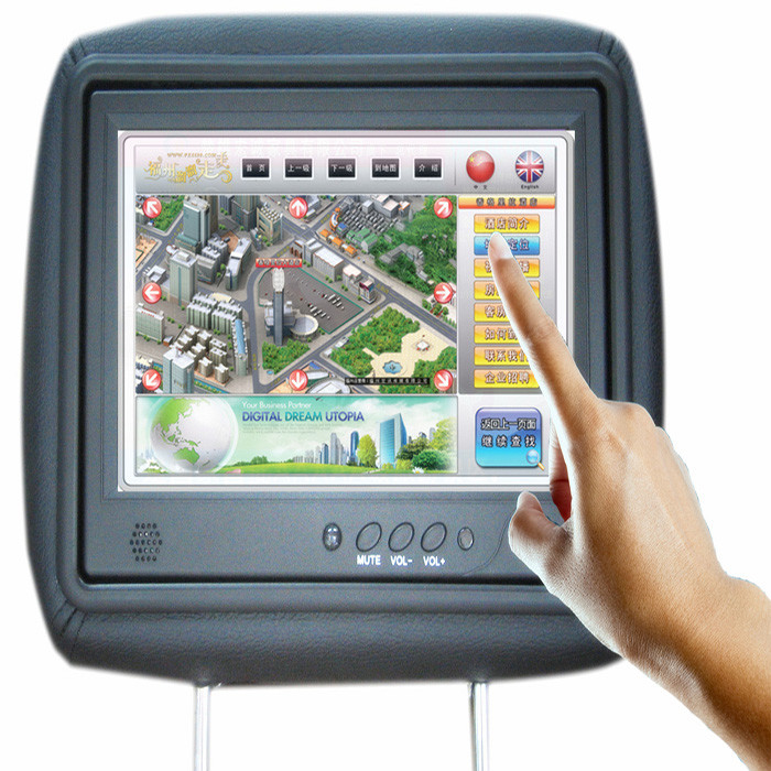 Plastic Frame Digital Panel Car Back Seat Lcd Monitor HD Main Board Tablet Andriod