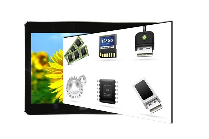 LCD Touch Screen Digital Signage Display 15.6 Inch Open Frame Interactive Motion Sensor