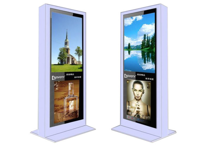 Stand Alone Digital Signage Lcd Display Outdoor Kiosk 65 Inch Large Size Splicing Screen