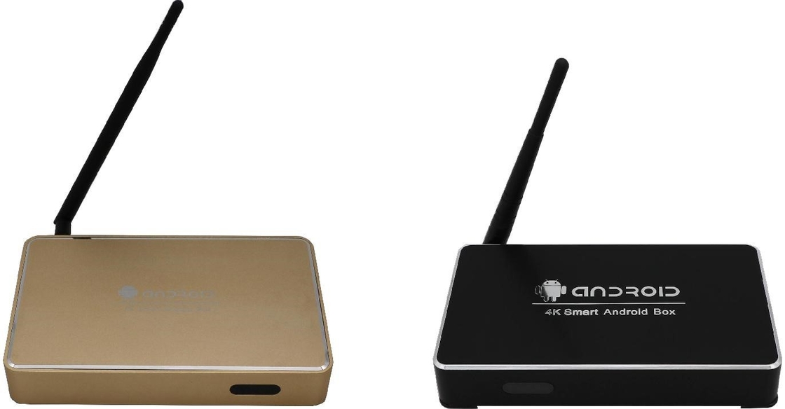 Smart Box 4k Android Full HD Media Player Box Metal Shell 1.6GHz For Advertising